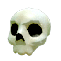 Halloween White Skull Hat - Rare from Halloween 2021